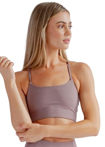 Girlfriend Collective Juliet Sports Bra, Medium-Low Impact Women’s Sports Bra, Strappy Back, Without Padding and Underwire, for Fitness, Yoga, Pilates, Wellness, Training, Sizes XXS-6XL von Girlfriend Collective