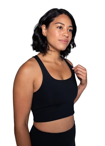 Girlfriend Collective Paloma Sports Bra, Medium Impact Classic Women’s Sports Bra, Racerback, Without Padding and Underwire, for Fitness, Running, Yoga, Pilates, Wellness, Training, Sizes XXS-6XL von Girlfriend Collective