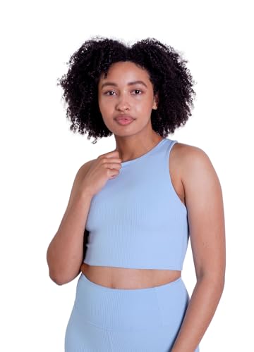 Girlfriend Collective Rib Dylan Sports Bra, Women’s Rib Sports Bra, Full Cover Wellness Bra, Without Underwire and Padding, for Yoga, Jogging, Pilates, Sizes XXS-6XL von Girlfriend Collective