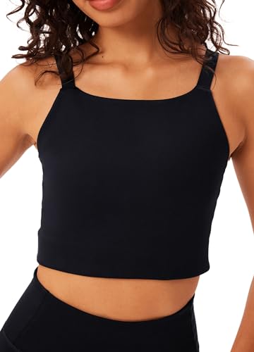 Girlfriend Collective Sports Bra, Classic Women’s Sports Bra, Low Back, Without Underwire and Padding, Perfect for, Tennis, Spinning, Jogging, Sizes XXS-6XL von Girlfriend Collective