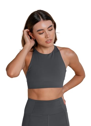 Girlfriend Collective Sports Bra, Low Impact Classic Women’s Sports Bra, Cross-Back, Without Padding and Underwire, for Fitness, Running, Yoga, Pilates, Wellness, Training, Sizes XXS-6XL von Girlfriend Collective