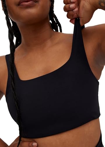 Girlfriend Collective Tommy Sports Bra, Women’s Sports Bra Cropped, Square Neck, Without Padding and Underwire, Perfect for Boxing, Running, Training, Sizes XXS-6XL von Girlfriend Collective