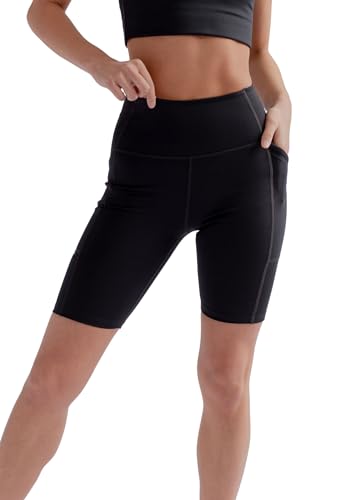 Girlfriend Collective Women’s Sports Shorts High-Rise, Pockets, Ultra Soft and Light Bike Shorts with Pockets, High-Waist Shorts for Training and Yoga, Sweat-Wicking and Quick-Drying von Girlfriend Collective