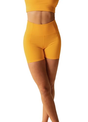 Girlfriend Collective Women’s Sports Shorts High-Rise, Running Shorts, Short Leggins, High-Waist Shorts for Running and Fitness, Gym and Cycling Shorts von Girlfriend Collective