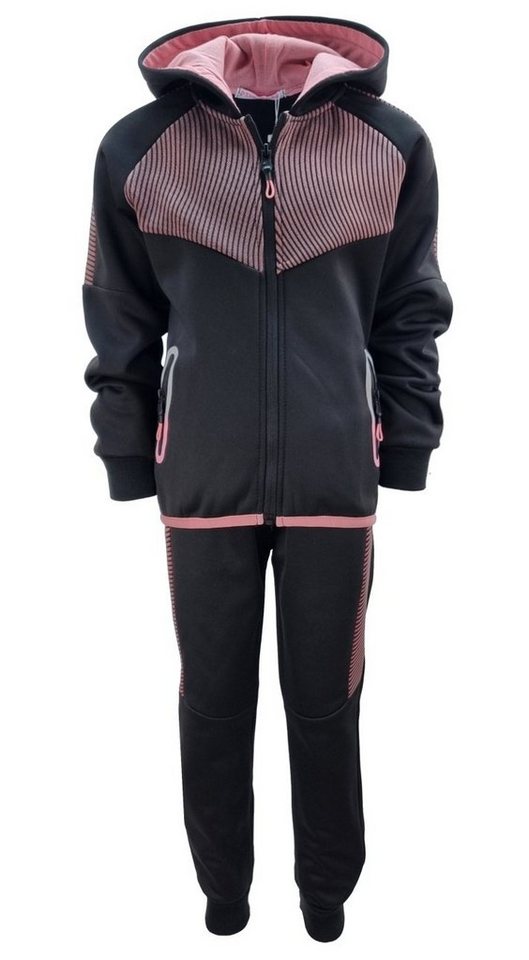 Girls Fashion Sweatanzug Jogginganzug, Freizeitset, gefüttert, Jacke + Jogginghose, R20-MF876 von Girls Fashion