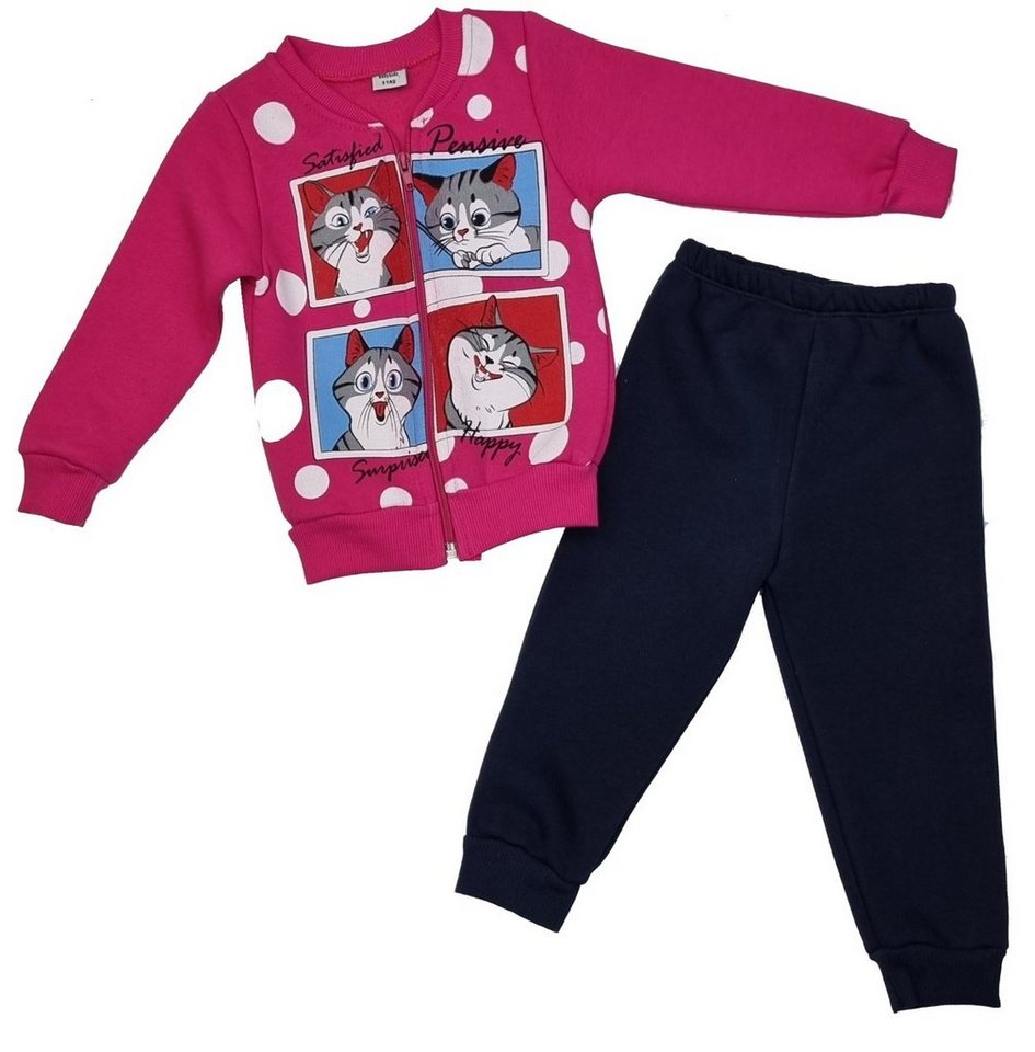 Girls Fashion Sweatanzug Sweatanzug Freizeitanzug Jogginganzug Mädchen ks5209 von Girls Fashion