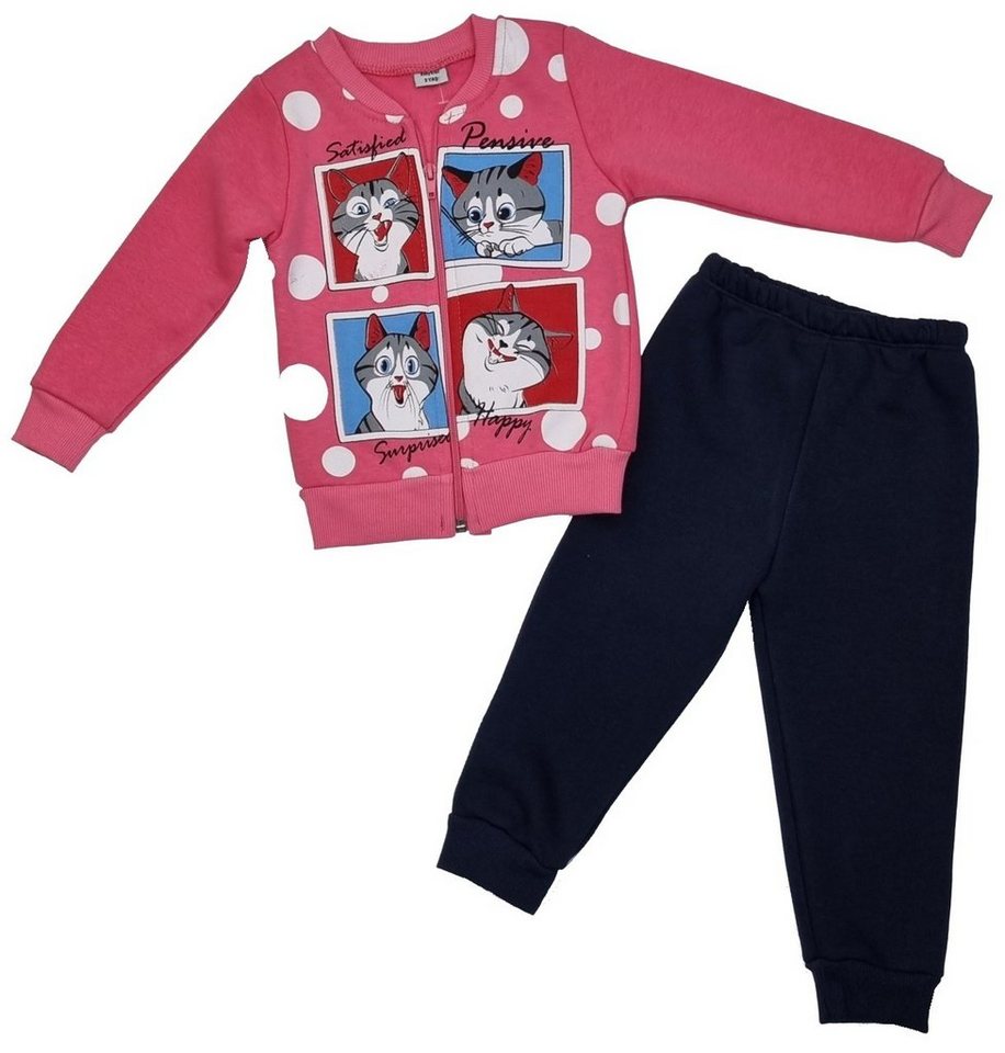 Girls Fashion Sweatanzug Sweatanzug Freizeitanzug Jogginganzug Mädchen ks5209 von Girls Fashion