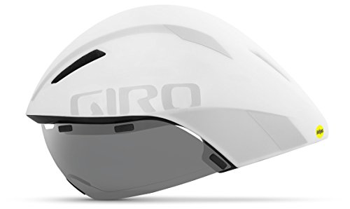 Giro Bike Unisex – Erwachsene Aerohead MIPS Fahrradhelme, White/Silver, L von Giro