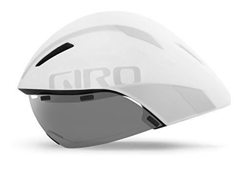 Giro Bike Unisex – Erwachsene Aerohead MIPS Fahrradhelme, White/Silver, M von Giro