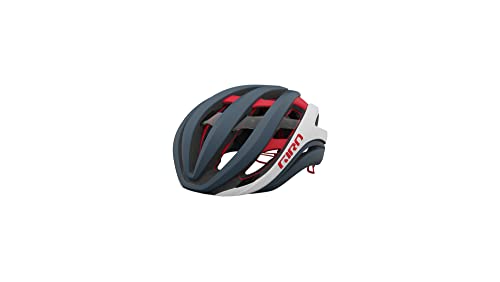Giro Bike Unisex – Erwachsene Aether Spherical MIPS Fahrradhelme, Matte Black/White/Red, L von Giro