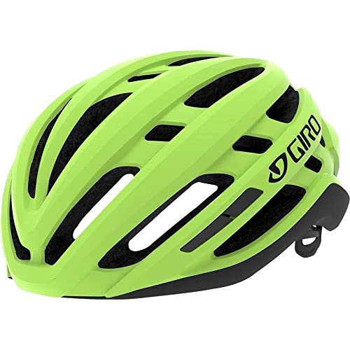 Giro Bike Unisex – Erwachsene AGILIS Fahrradhelme, Highlight Yellow 22, L von Giro