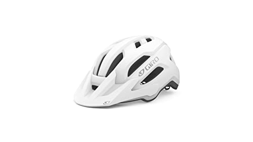 Giro Bike Unisex – Erwachsene Fixture Ii Helme, Matte White/Titanium 23, UA von Giro