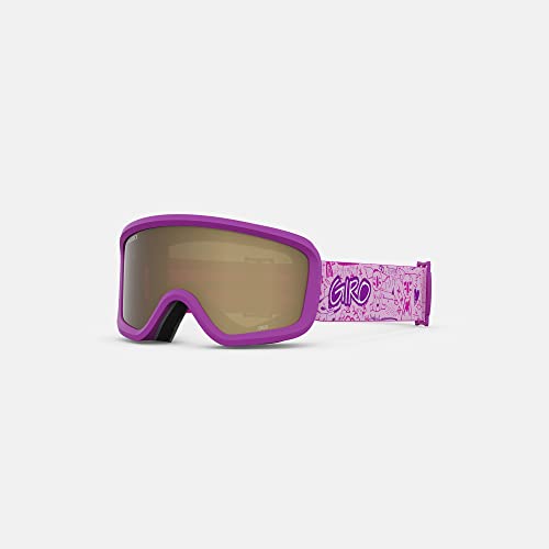 Giro Chico 2.0 Skibrille für Kleinkinder, Snowboardbrille für Kinder, Jungen und Mädchen im Alter von 2 bis 4 Jahren, lila Koala-Gurt mit bernsteinfarbener Linse von Giro