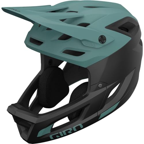 Giro Coalition Shperical MIPS DH Fahrrad Helm matt schwarz/grün 2024: Größe: M/L (55-59cm) von Giro