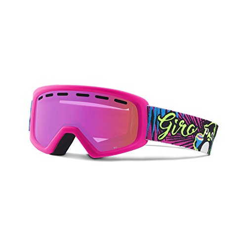 Giro Erwachsene REV Ski Und Snowboard Brille, Penguin Pop/Amber Pink Lens, One Size von Giro
