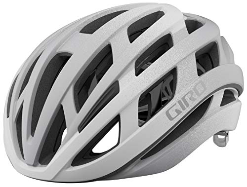 Giro Bike Unisex – Erwachsene Helios Spherical Helme, Matte White/Silver Fade 22, L von Giro