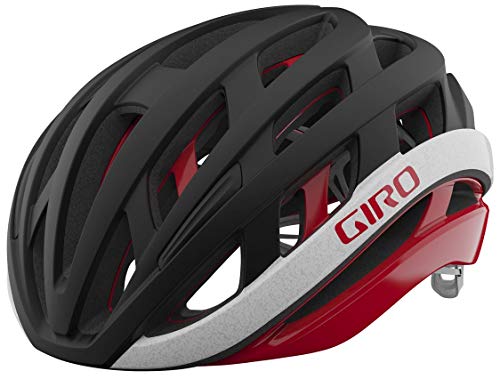 Giro Bike Unisex – Erwachsene Helios Spherical Helme, Matte Black/Red 22, S von Giro
