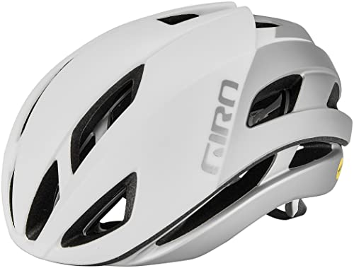 Giro Bike Unisex – Erwachsene Eclipse Spherical Helme, Matte White/Silver 22, S von Giro