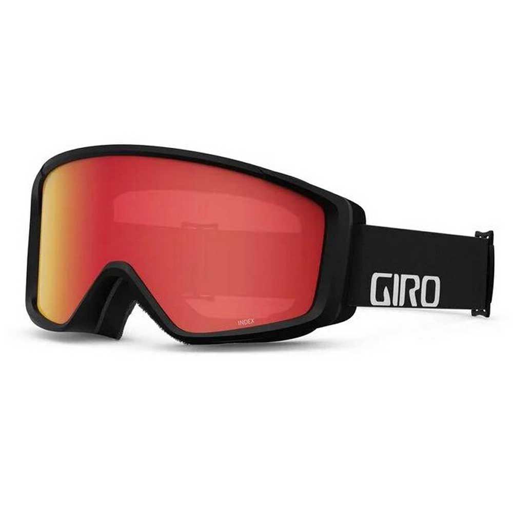 Giro Index 2.0 Ski Goggles Schwarz Amber Scarlet/CAT2 von Giro