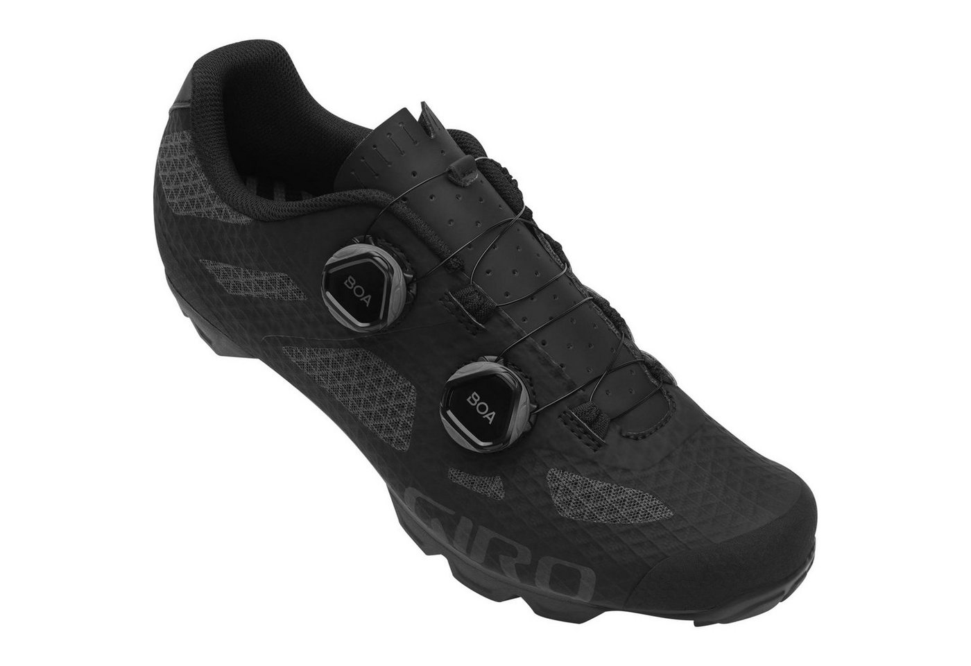 Giro Klickpedal-Schuhe Giro Sector MTB Schuhe - Black / Dark Shadow 42,5 Fahrradschuh von Giro