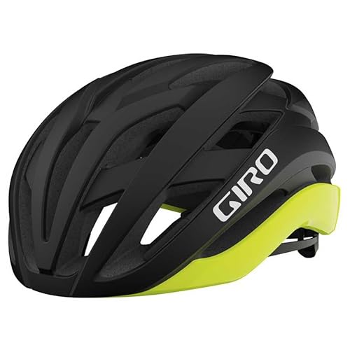 Giro Unisex – Erwachsene Cielo MIPS Helme, Matte Black/Highlight Yellow, M von Giro