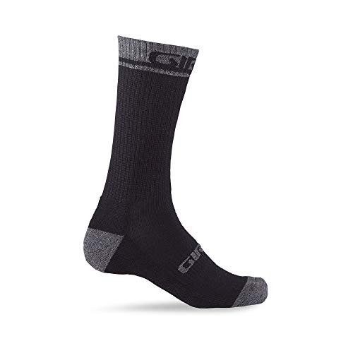 Giro Unisex – Erwachsene Merino Socken, Black/Dark Shadow 22, M EU von Giro
