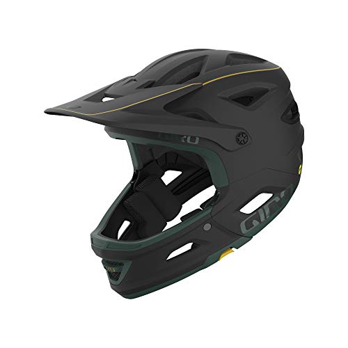 Giro Switchblade MIPS DH Fahrrad Helm schwarz/grün 2021: Größe: L (59-63cm) von Giro