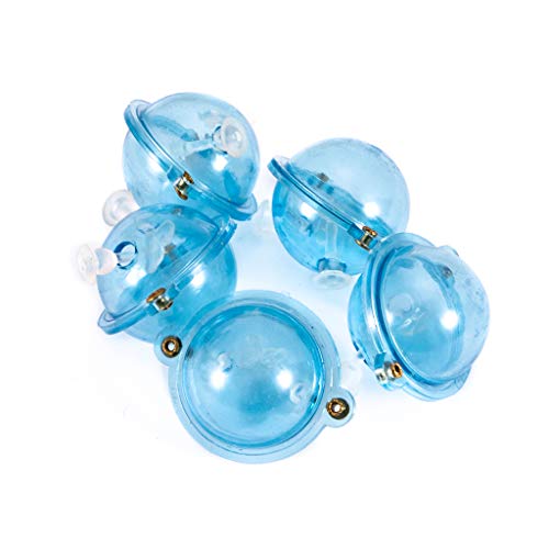 Gissroys 5 Stück/Set Angelposen, ABS-Kunststoff, Wasserball, Blasen-Schwimmer, Angel-Bobber, LED-Schwimmer von Gissroys