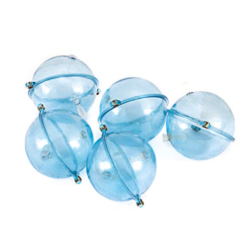 Gissroys 5 Stück/Set Angelposen, ABS-Kunststoff, Wasserball, Blasen-Schwimmer, Angel-Bobber, LED-Schwimmer von Gissroys