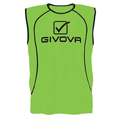 Givova, jacke fluo sponsor " big logo", grün fluo, S/M von Givova