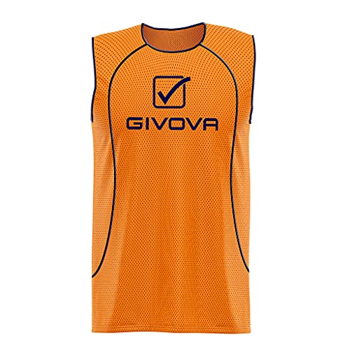 Givova, jacke fluo sponsor " big logo", orange fluo, S/M von Givova