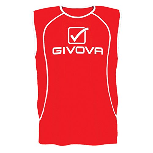 Givova, jacke fluo sponsor " big logo", rot, L/XL von Givova