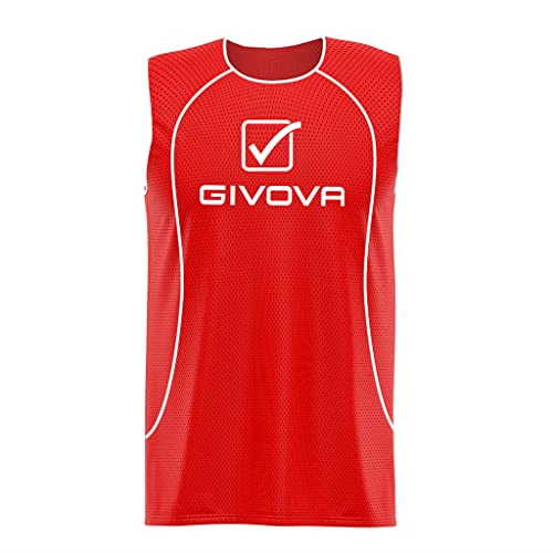 Givova, jacke fluo sponsor " big logo", rot, S/M von Givova