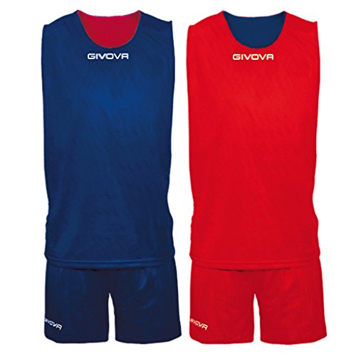 Givova, kit double, blau/rot, S von Givova