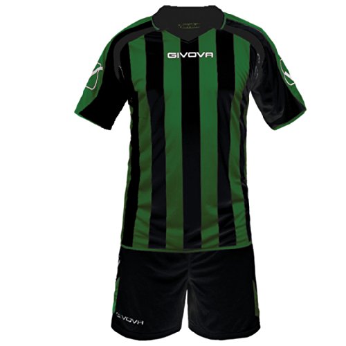 Givova, kit supporter mc, schwarz/grün, M von Givova