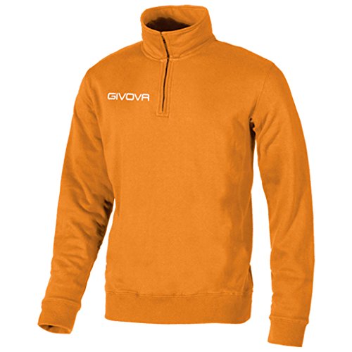 Givova, technisches hemd (half zip), orange, 3XL von Givova