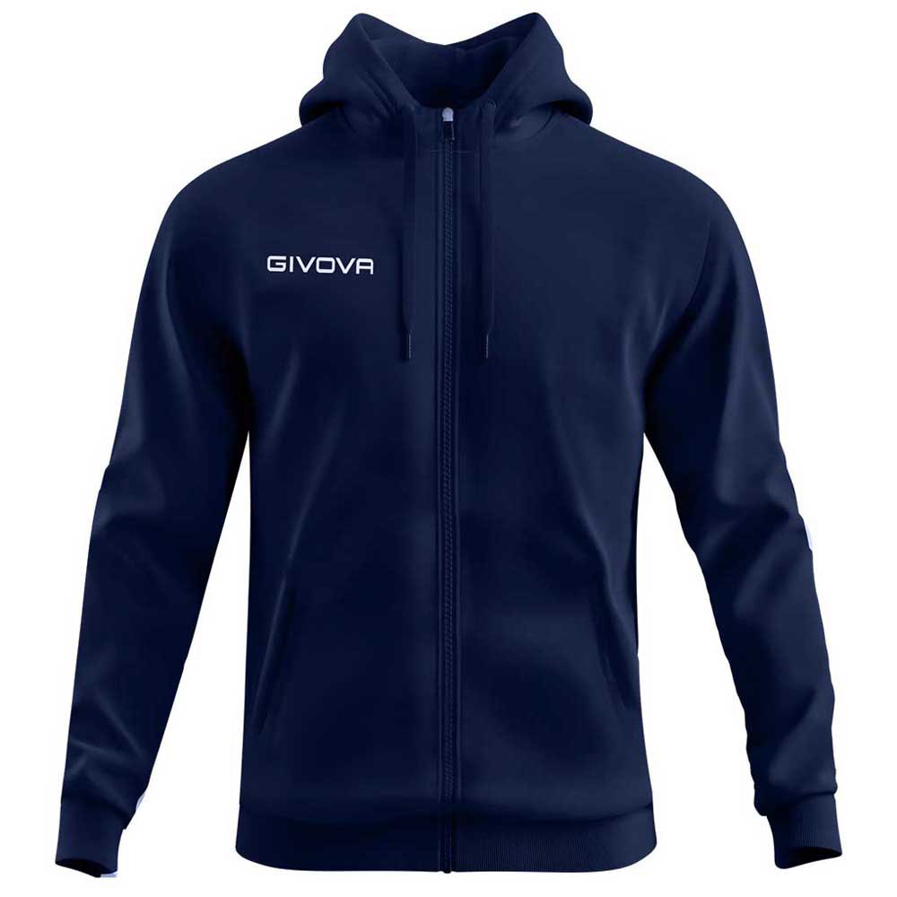 Givova 500 Full Zip Sweatshirt Blau 8-10 Years Junge von Givova