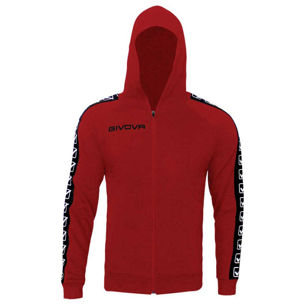Givova Band Full Zip Sweatshirt Rot XL Mann von Givova