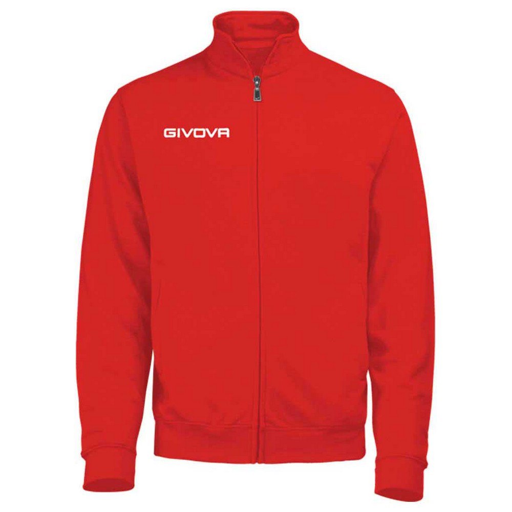 Givova Citta´ Full Zip Sweatshirt Rot S Mann von Givova
