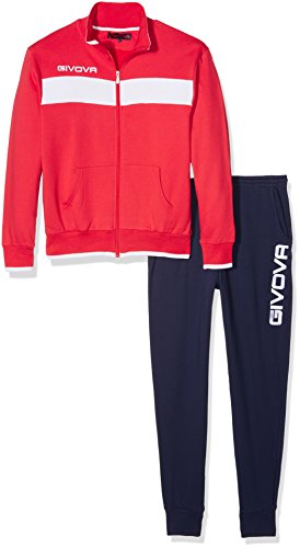 givova Drops Trainingsanzug M rot/blau von Givova