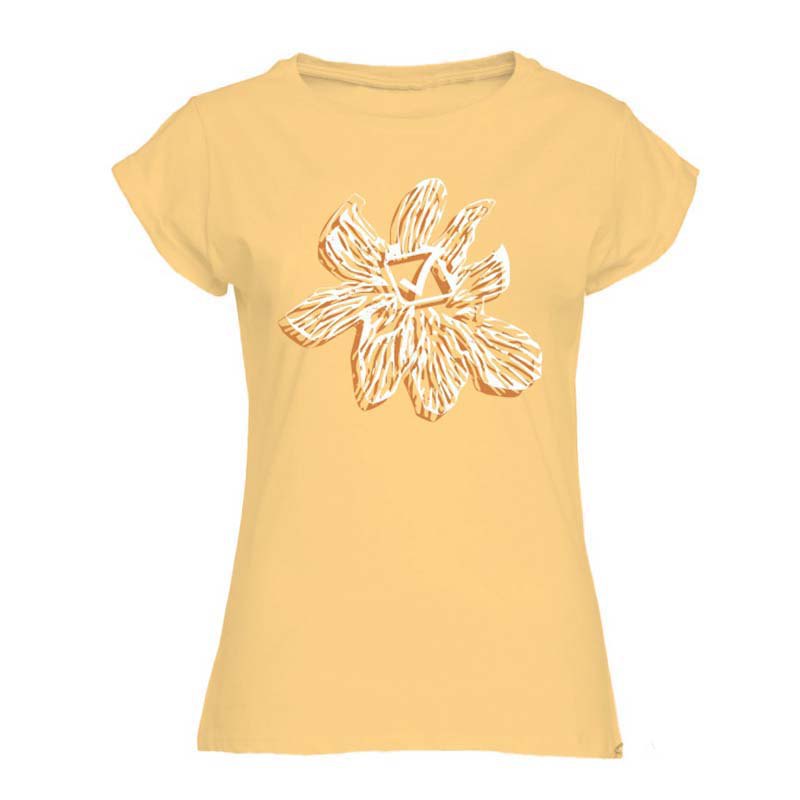 Givova Floral Short Sleeve T-shirt Orange L Frau von Givova