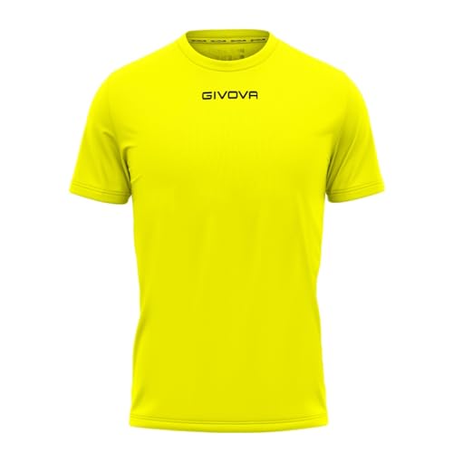 Givova Herren Hemd Eins T-shirts, Gelb Fluo, S-M EU von Givova