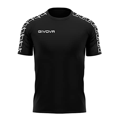 GIVOVA Herren Hemd T-Shirt Poly Band, schwarz, 4XL, BA02_1 von Givova