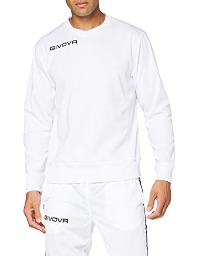 Givova Herren Maglia G/Collo One Sweatshirt, Weiß, XXXS von Givova