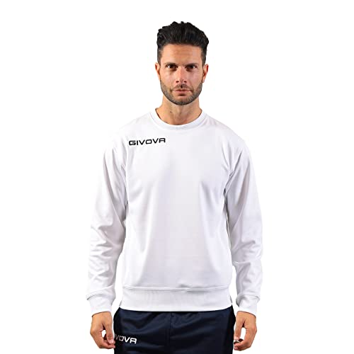 Givova Herren Maglia G/Collo One Sweatshirt, Weiß, 4XS von Givova