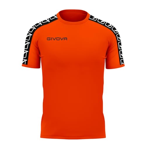GIVOVA Herren T-Shirt Poly Band Hemd, orange, 4XL von Givova