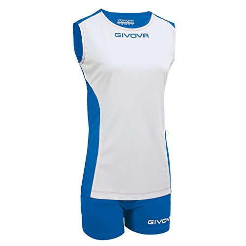Givova Kitv06 T-Shirt, Bianco-Azzurro, XL von Givova