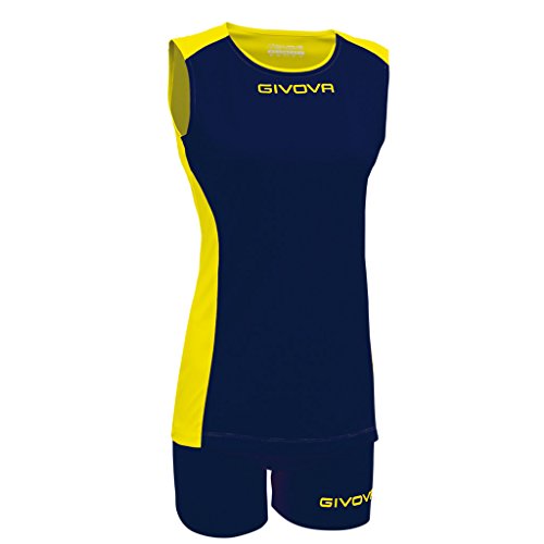 Givova Kitv06 T-Shirt, Blu-Giallo, XS von Givova