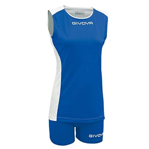 Givova Kitv06 T-Shirt, Blau/Weiß, L von Givova