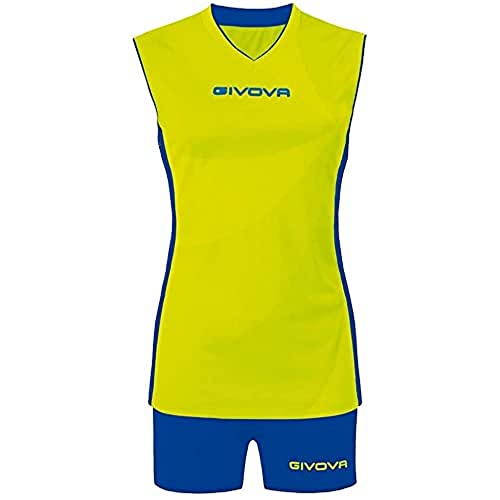 Givova Kitv08 T-Shirt, Verde Lime/Azzurro, XL von Givova